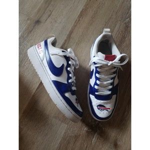 Buffalo Bills hand painted custom Nikes, boys 7Y